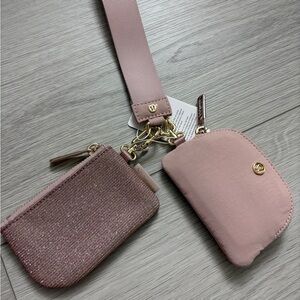 Lululemon dual pouch wristlet